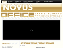 Tablet Screenshot of novus-office.de